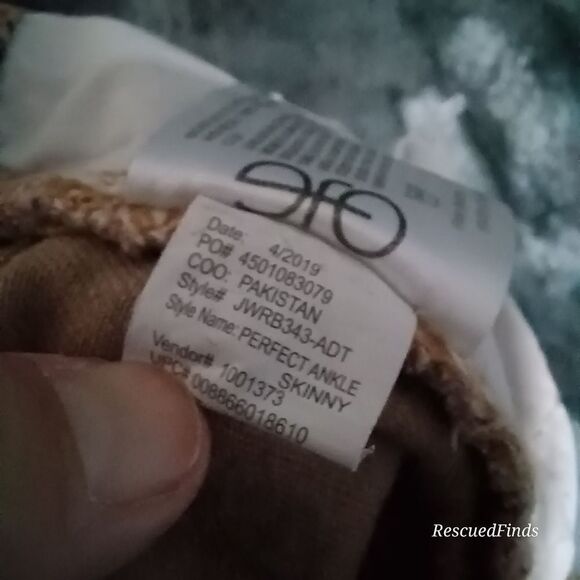 William Rast Perfect Ankle Skinny Graphic Denim Jeans 27 - Picture 7 of 8